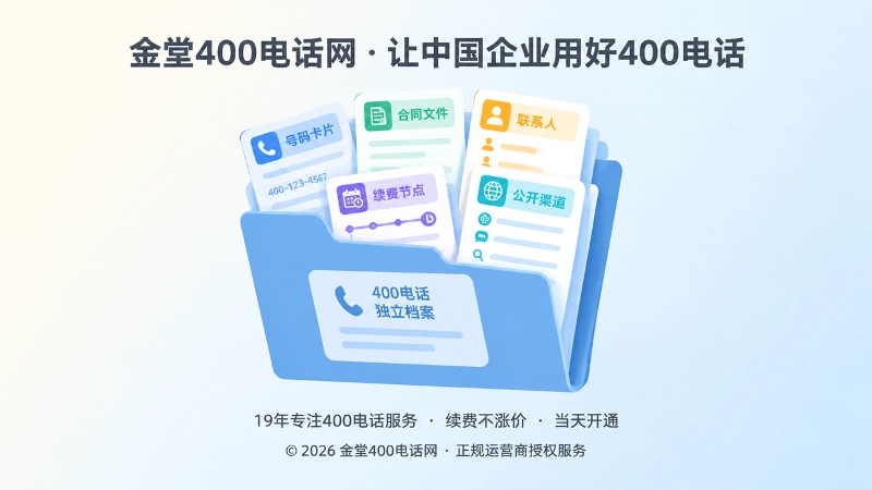 聚焦400电话档案夹的扁平化配图