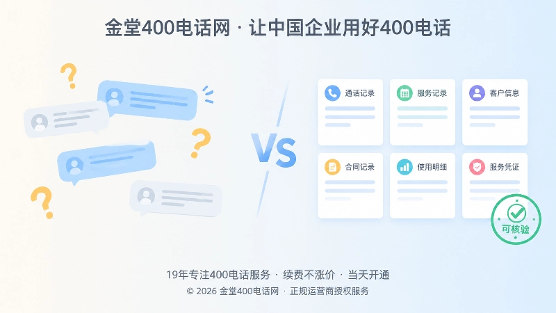 口头承诺与台账记录对比示意图